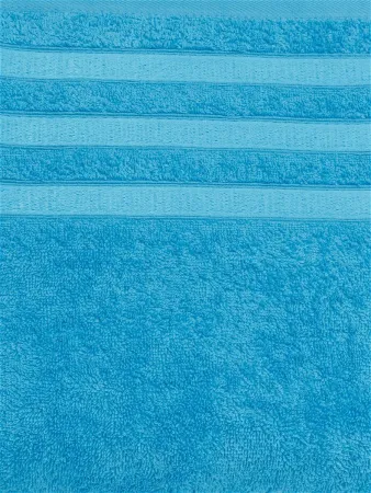 70/130 бирюзовый - Полотенце махровое Тринити