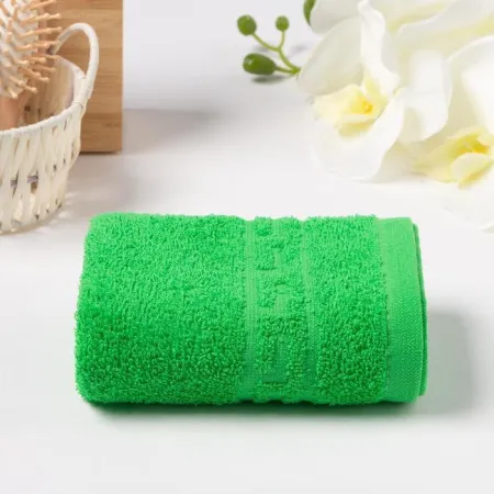70/130 зеленый - Полотенце махровое Греция 70/130 зеленый - Полотенце махровое Греция