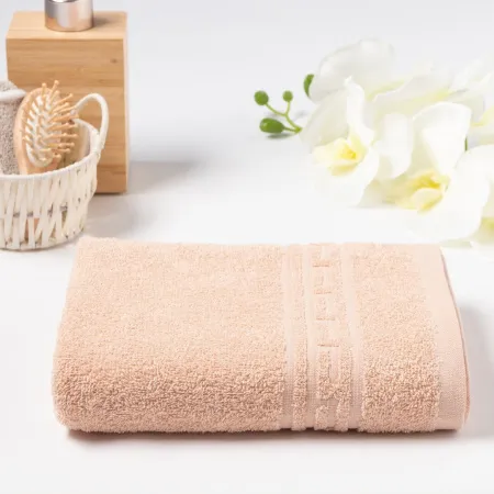 50/90 бежевый - Полотенце махровое Греция