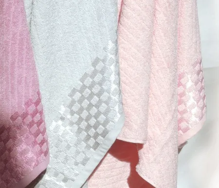 50/90 светло-розовый - Полотенце махровое Арес