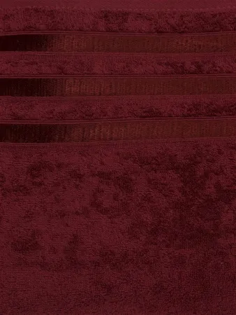 70/130 бордовый - Полотенце махровое Тринити