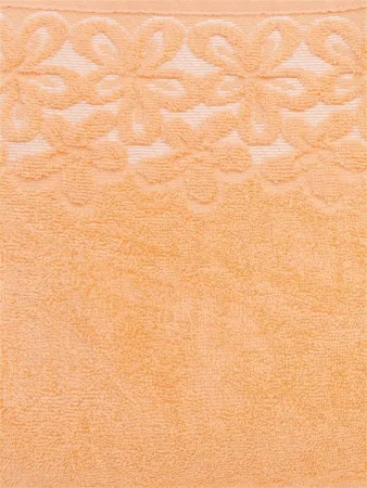 70/130 персик - Полотенце махровое Ромашка