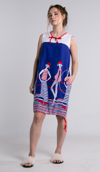 Платье трикотажное мод.651-48