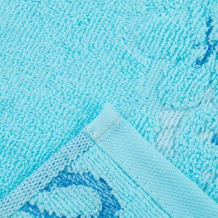 70/130 голубая мята - Полотенце махровое Ромашка 70/130 голубая мята - Полотенце махровое Ромашка