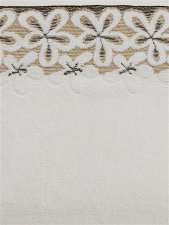 70/130 белый - Полотенце махровое Ромашка