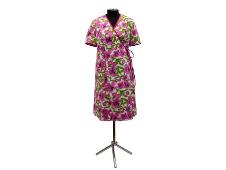 50 (розовый) - Халат трикотажный модель №1