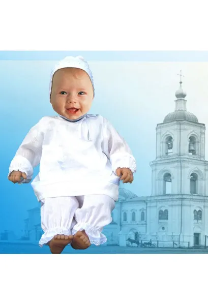 Наряд крестильный для мальчика 26-28