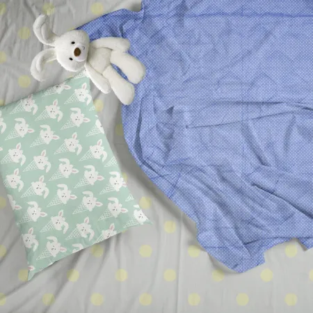 135/205 - Одеяло-покрывало (голубой)