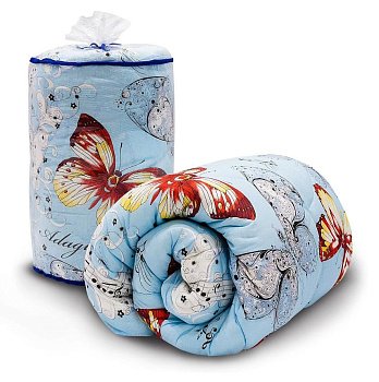 Одеяло полифайбер детское бязь 