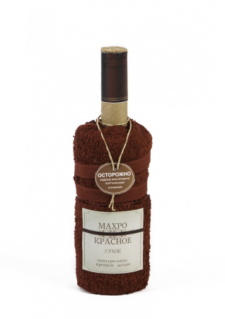 Красное МАХРО - Полотенце сувенирное "Вино"